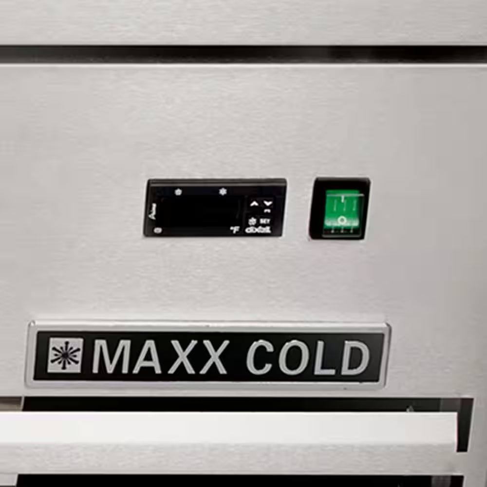 Two-Drawer Refrigerated Chef Base, 6.5 Cu. Ft. Storage Capacity, in Stainless Steel