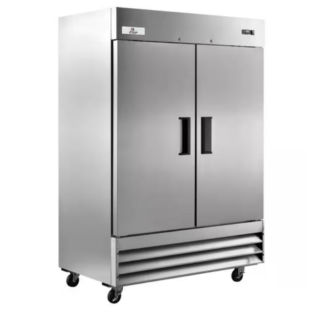54 In. 48 Cu. Ft. NSF Auto Defrost Reach in Commercial Freezer in Stainless
