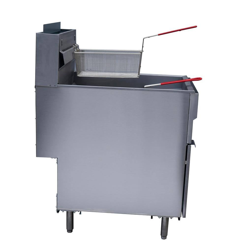 21 In. 85 Lb. Capacity Natural Gas Commercial Fryer