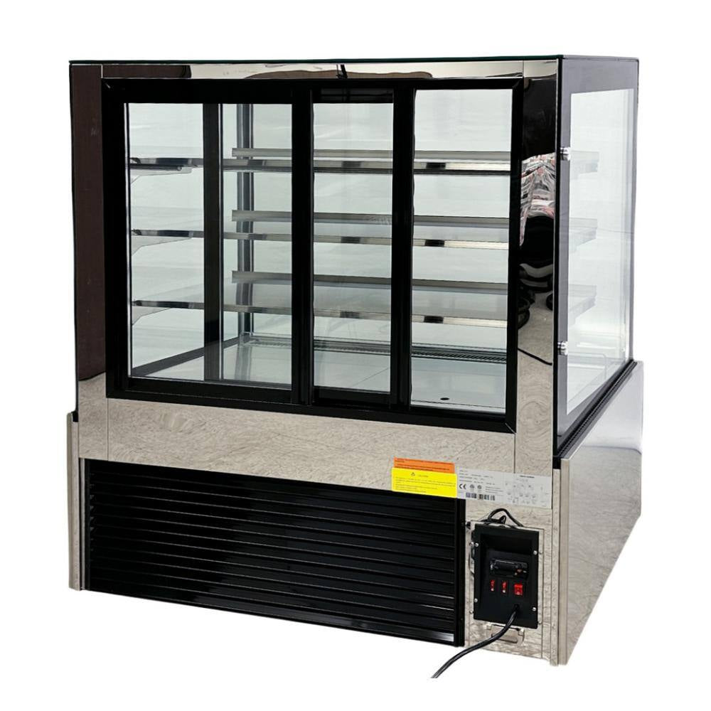 48 In. 19 Cu. Ft. Commercial Refrigerator Bakery Display Case in Stainless Steel