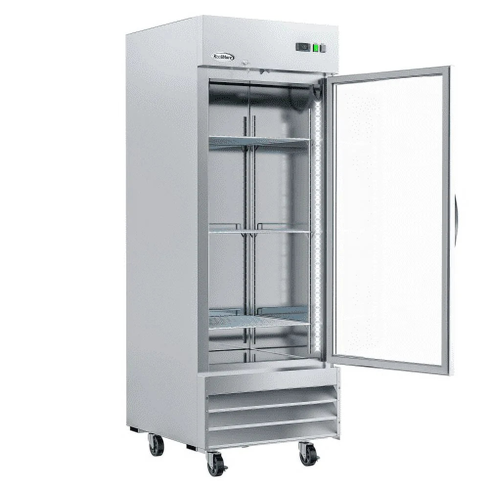 29 In. One Glass Door Reach-In Freezer 23 Cu. Ft.
