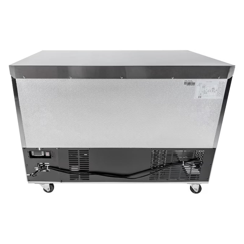 12-Cu Ft Undercounter Frost-Free Commercial Freezer in Stainless Steel