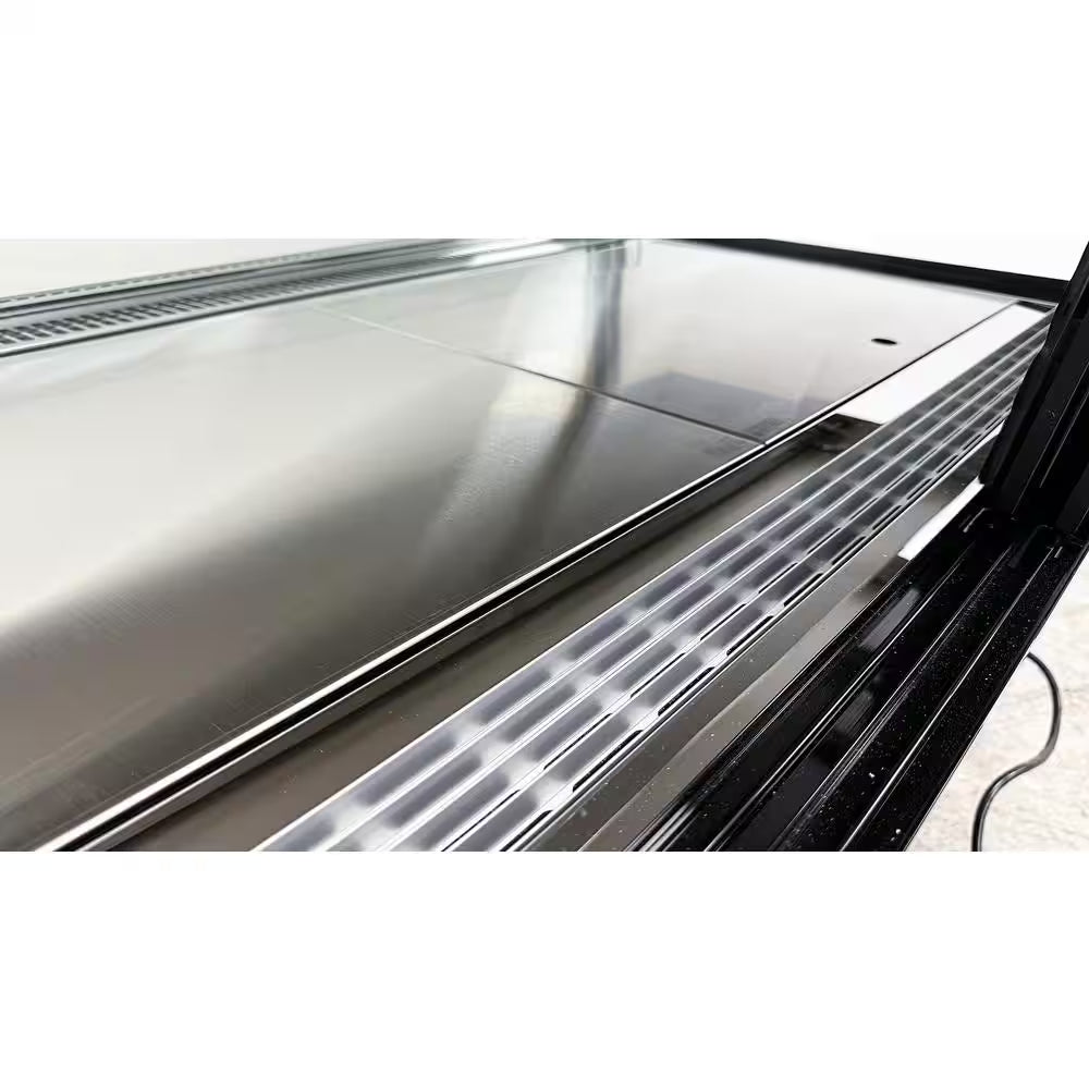 48 In. 19 Cu. Ft. Commercial Refrigerator Bakery Display Case in Stainless Steel