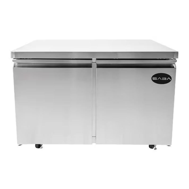 12-Cu Ft Undercounter Frost-Free Commercial Freezer in Stainless Steel