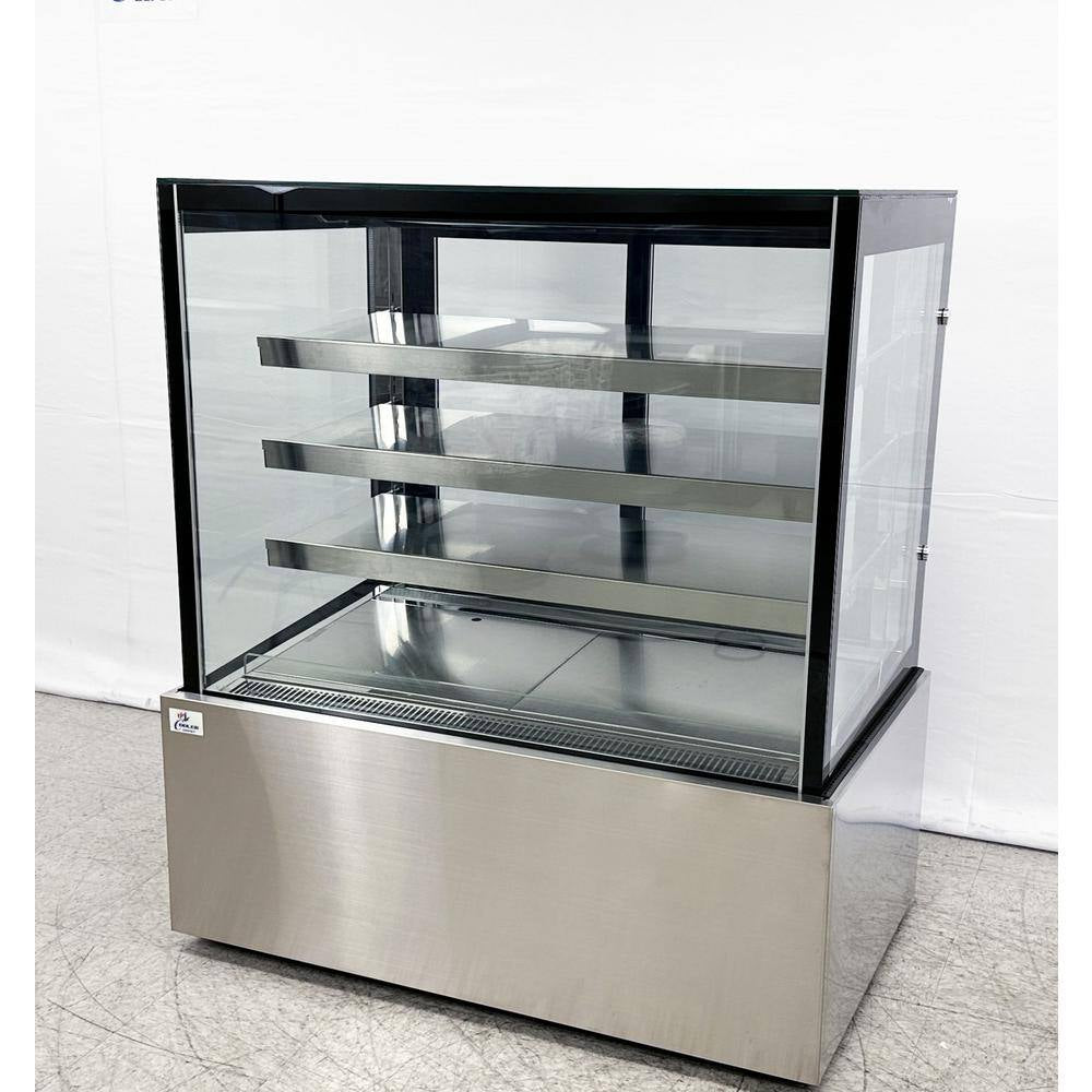 48 In. 19 Cu. Ft. Commercial Refrigerator Bakery Display Case in Stainless Steel