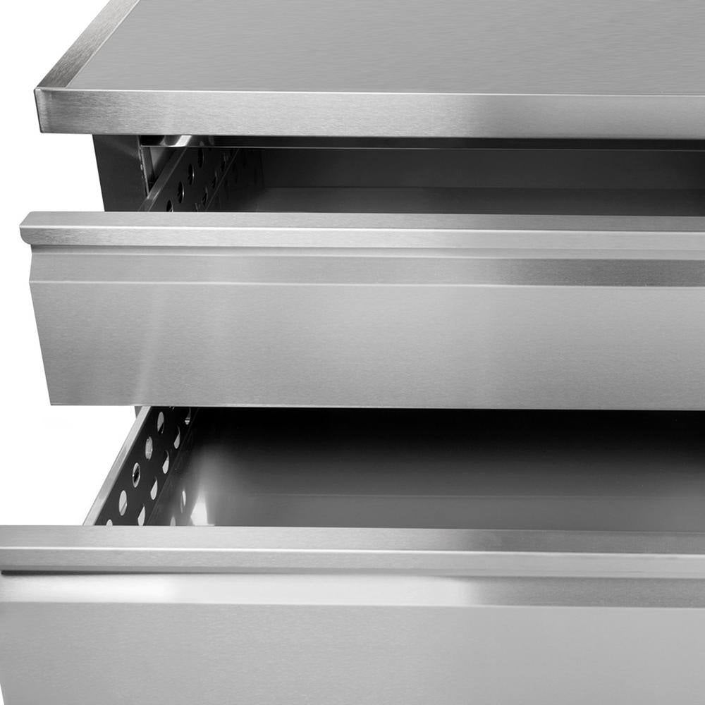 Two-Drawer Refrigerated Chef Base, 6.5 Cu. Ft. Storage Capacity, in Stainless Steel