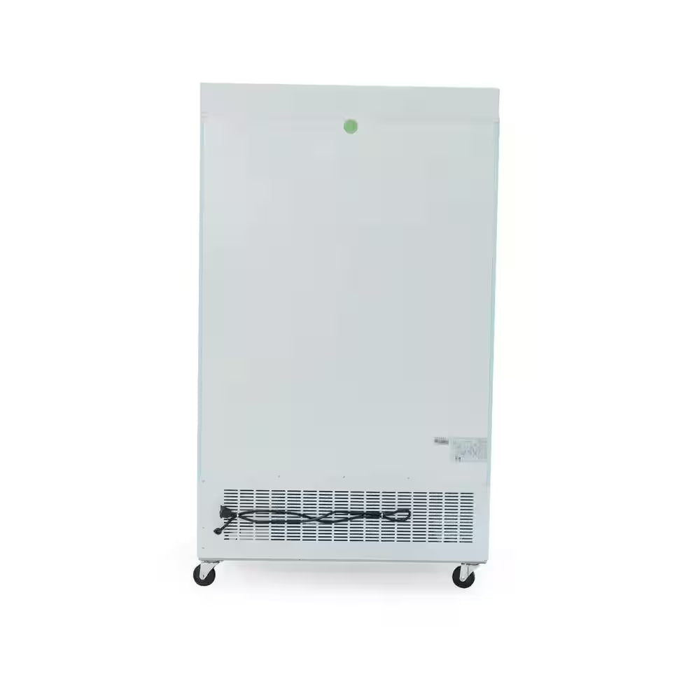 29 Cu. Ft. Glass Door Reach-In Commercial Merchandiser Upright Freezer in White