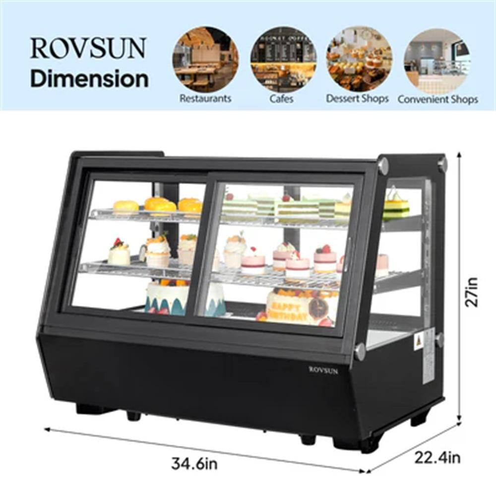 5.8 Cu. Ft. Commercial Refrigerator Display in Black