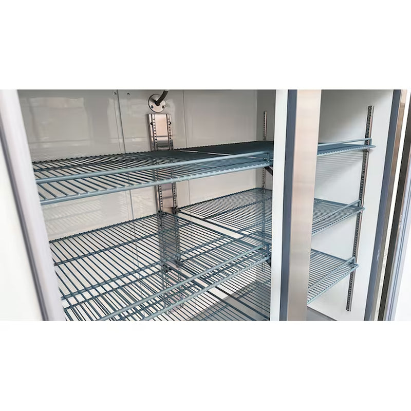 48-Cu Ft Upright Frost-Free Commercial Freezer in Stainless Steel