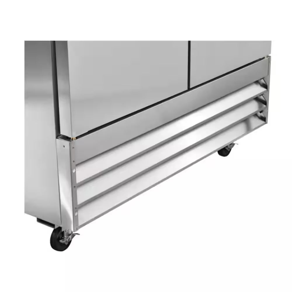 54 In. 48 Cu. Ft. NSF Auto Defrost Reach in Commercial Freezer in Stainless