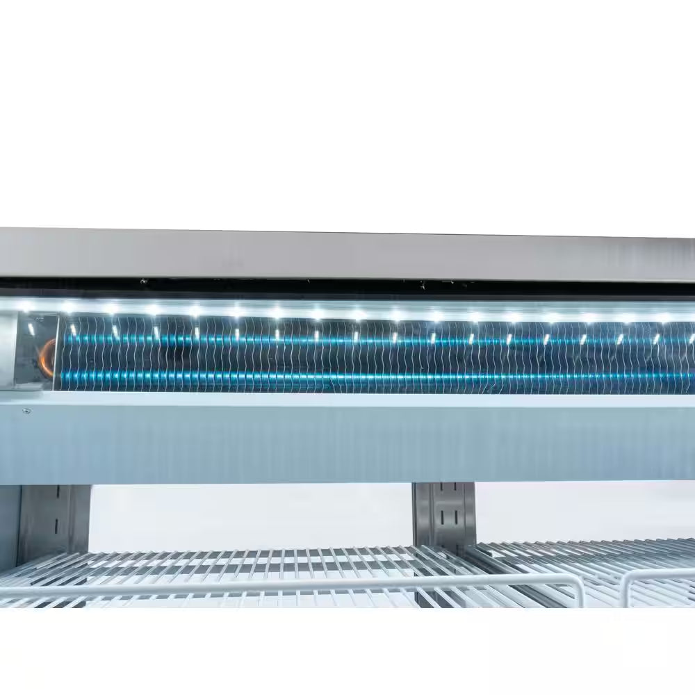 18 Cu. Ft. Commercial Refrigerator Deli Display Case in Stainless Steel