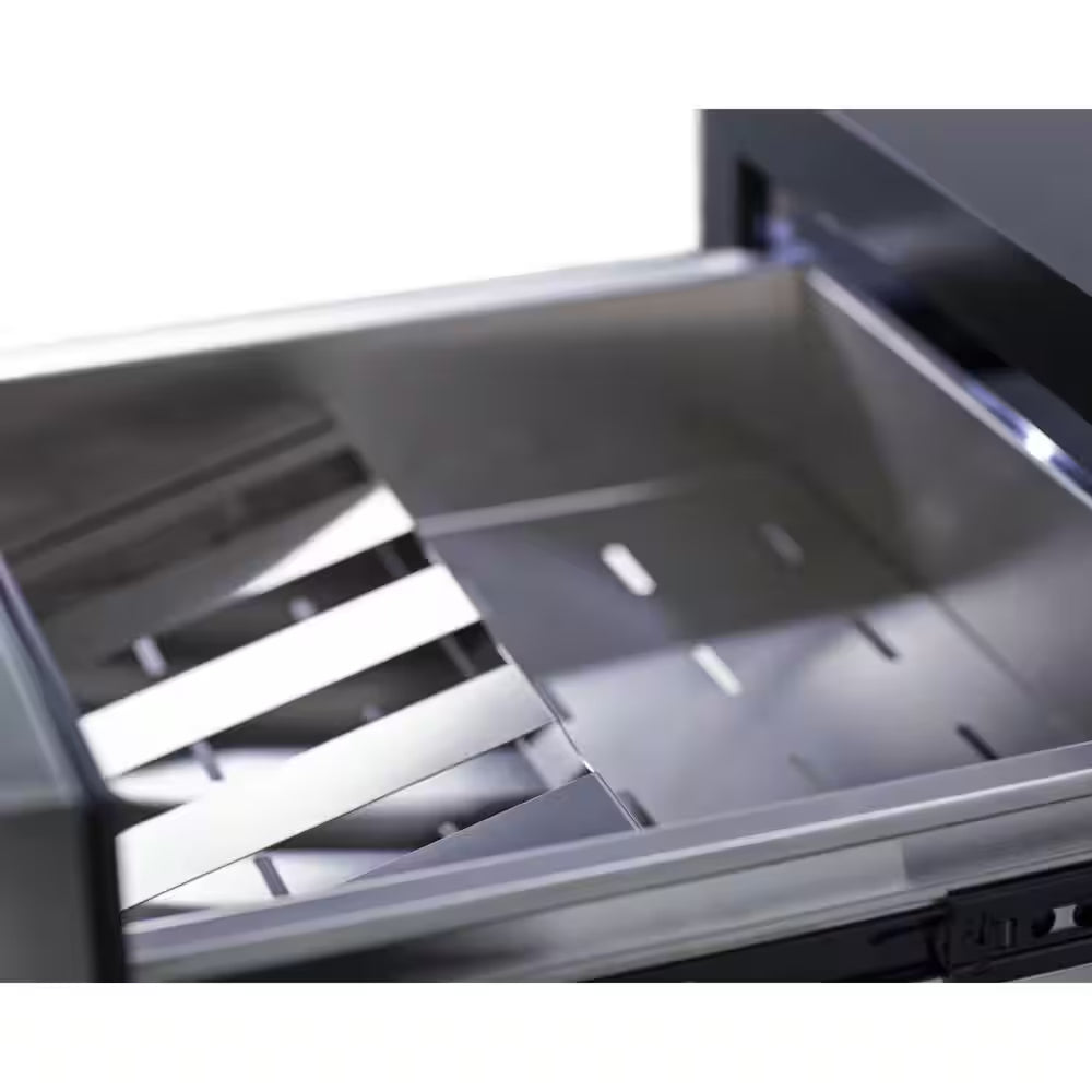 23.63 In. Commercial Refrigerator with Drawer in Stainless Steel