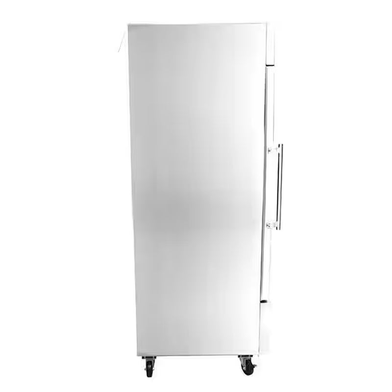 29 In. W 23 Cu. Ft. One Glass Door Display Commercial Reach in Upright Refrigerator in Stainless Steel