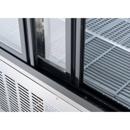 18 Cu. Ft. Commercial Refrigerator Deli Display Case in Stainless Steel