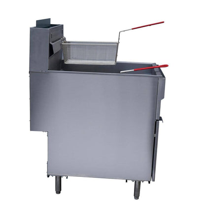 21 In. 85 Lb. Capacity Natural Gas Commercial Fryer