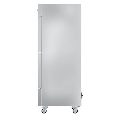 29" Commercial Stainless Steel Half Door Reach-In Freezer in Silver