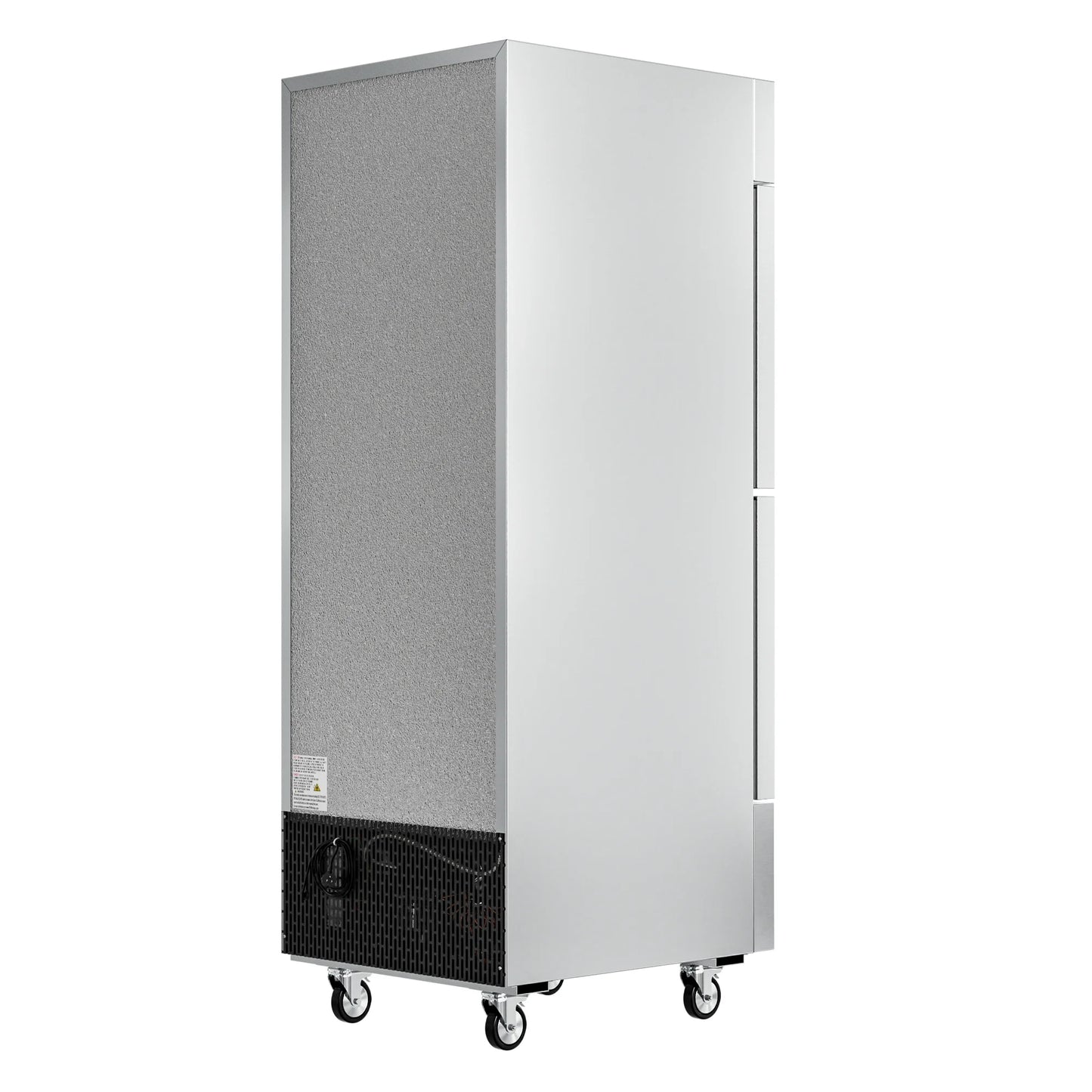 29" Commercial Stainless Steel Half Door Reach-In Freezer in Silver