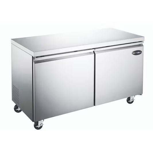 12-Cu Ft Undercounter Frost-Free Commercial Freezer in Stainless Steel