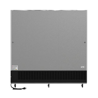 3 Door Commercial Reach in Refrigerator in Stainless-Steel 81 In. 72 Cu. Ft