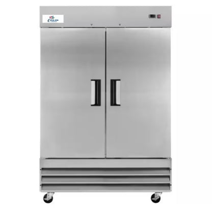 54 In. 48 Cu. Ft. NSF Auto Defrost Reach in Commercial Freezer in Stainless