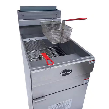 21 In. 85 Lb. Capacity Natural Gas Commercial Fryer