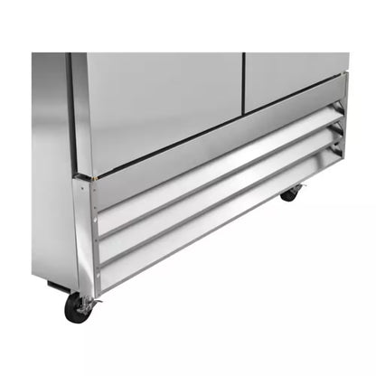 54 In. 48 Cu. Ft. NSF Auto Defrost Reach in Commercial Freezer in Stainless