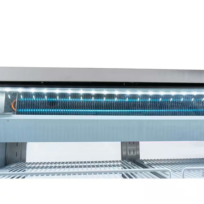 18 Cu. Ft. Commercial Refrigerator Deli Display Case in Stainless Steel