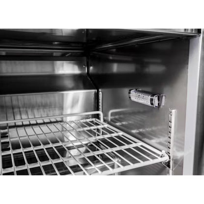 12-Cu Ft Undercounter Frost-Free Commercial Freezer in Stainless Steel